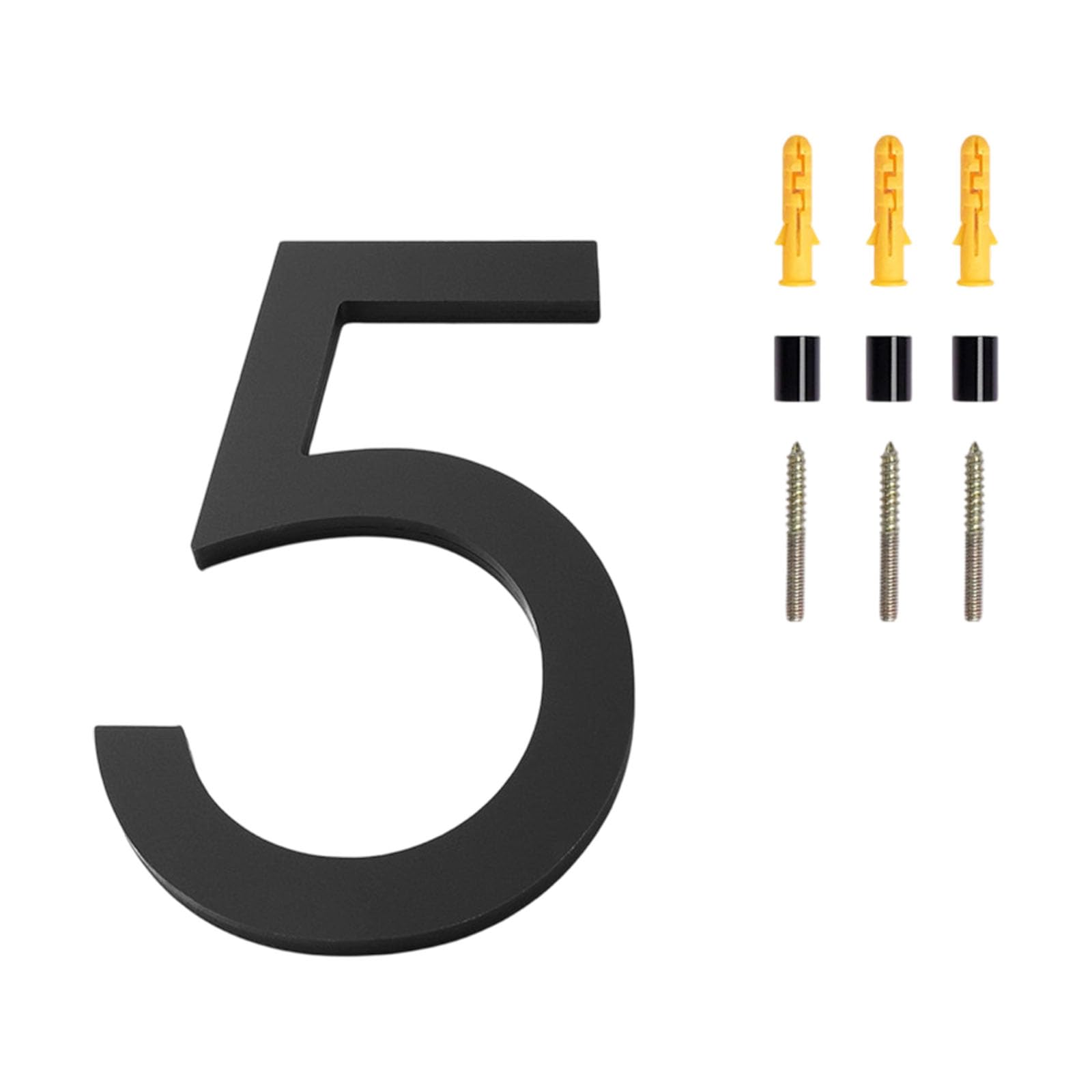 Modern Door Plate Numbers Address Sign Acrylic Floating House Numbers Plate Sign for Home Mailbox Hotel Address for Home Mailbox Hotel