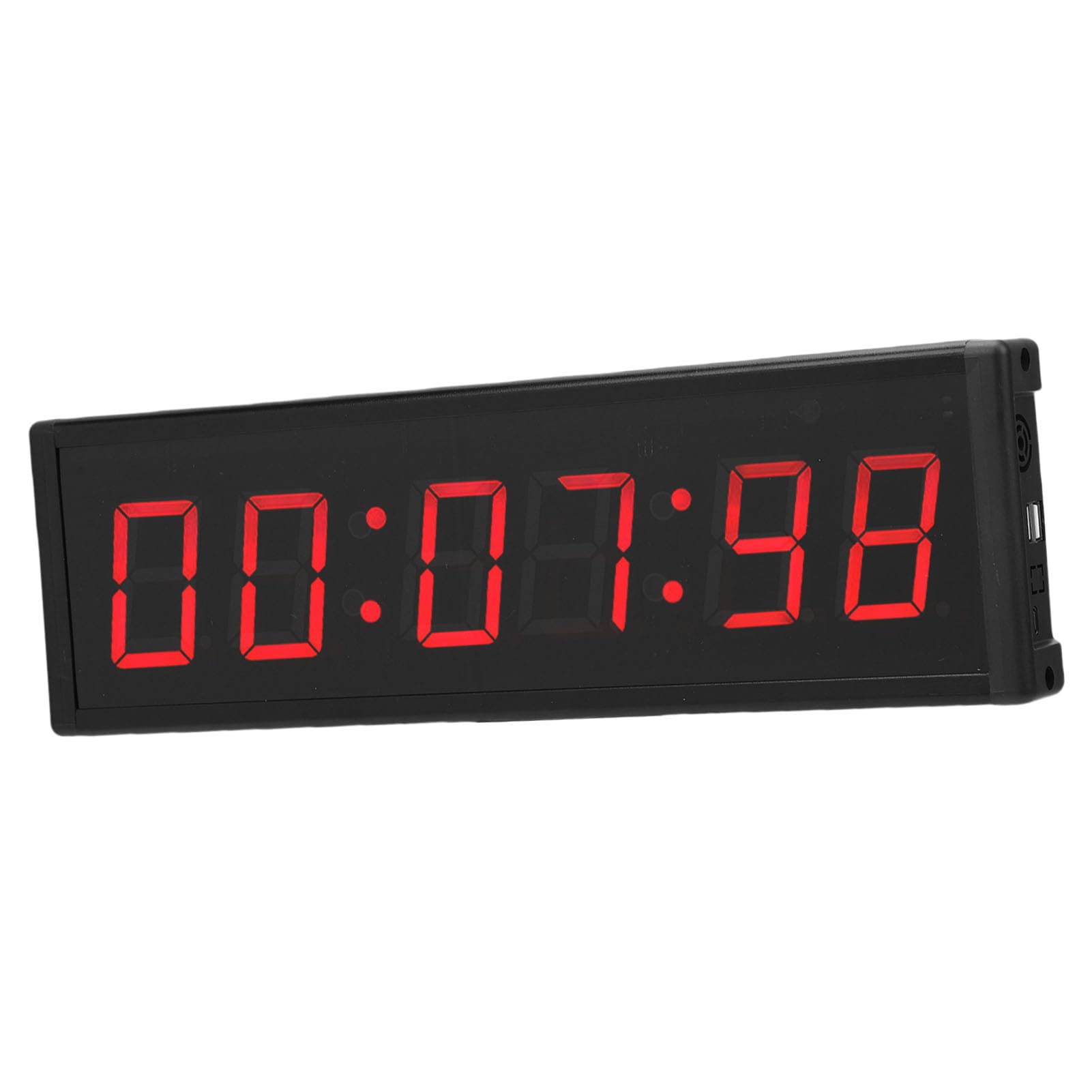 FTVOGUE Cronometro Palestra Multifunzione con Display da 5,8 Cm, per | Robusto design in alluminio, portata del telecomando 30 m, ottimo per le competizioni, opzioni di conto alla rovescia e