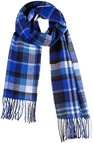 Scarf Autumn Winter Women Cashmere Unisex Scarf Foulard Plaid Men Male Scarves Fashion Casual Scarfs Men Womens Winter Scarf (Color : Y, Size : 180x35)