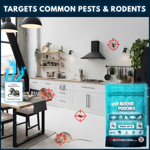 Image of 6Pack Botanical Rodent Repellent Pouches Natural Mouse Repellent Pouches