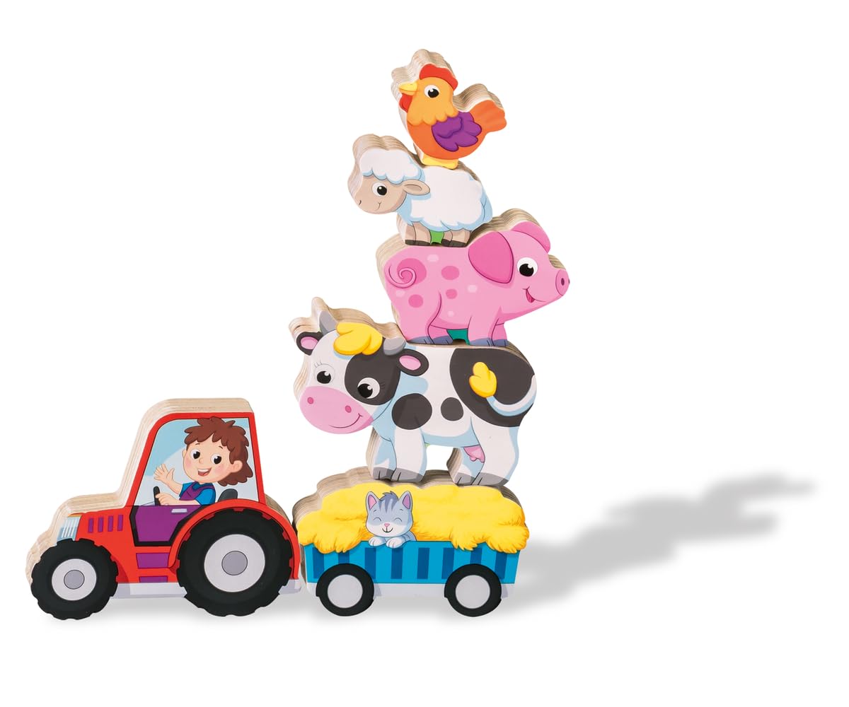 Ravensburger Puzzle en Bois aimanté A la Ferme Jouet bébé dès 1 an
