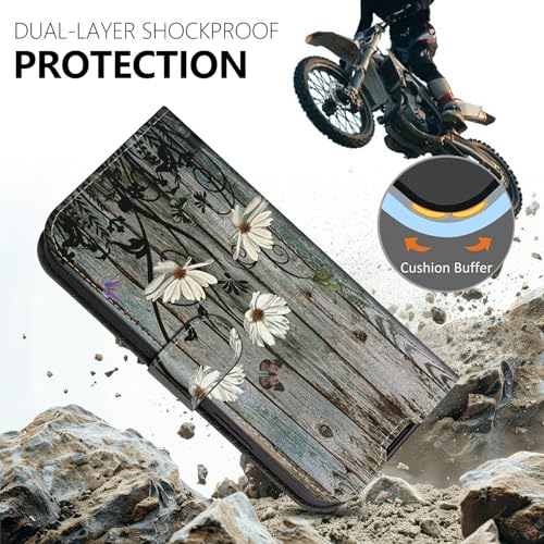 Étui iPhone 17 Air anti-rayures à rabat magnétique avec range-cartes