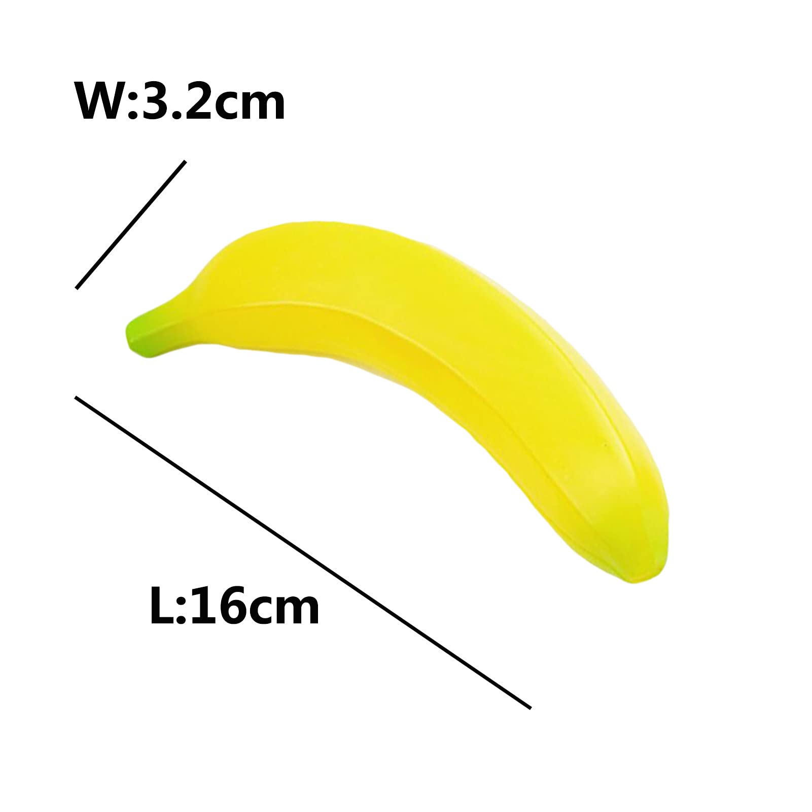 Künstliche Bananen Girlande - 3 Stränge Deko Bananen Aus Schaumstoff