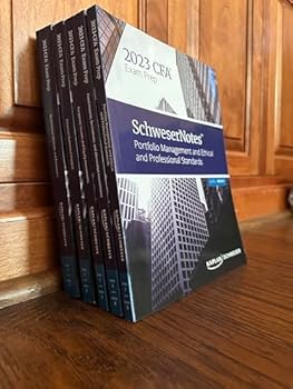 2023 CFA Exam Prep Set Level 1 book by Kaplan Schweser