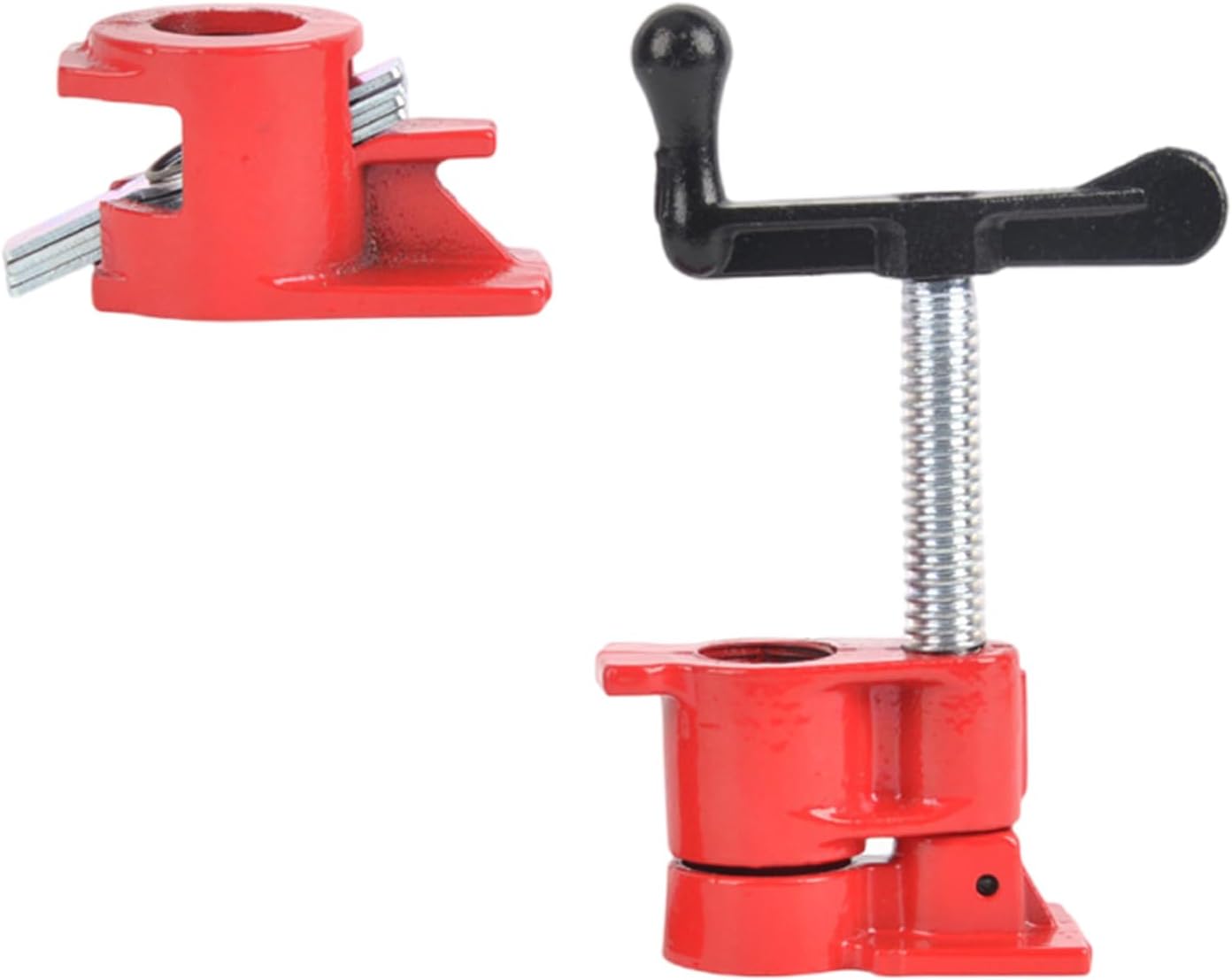 Heavy Duty Easy To Assemble Antislip Pipe Clamps Suitable For Efficient Woodworking Furniture Making Precise Wood Gluing Ergonomic Handle Clamps