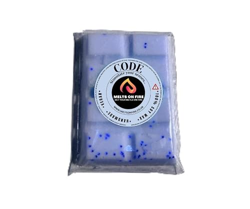 Code Wax Melts - Snap Bars - Soy Wax Melts 25g - Highly Scented for Oil Burner - Vegan & Cruelty Free - Soy Wax - Home Fragrance