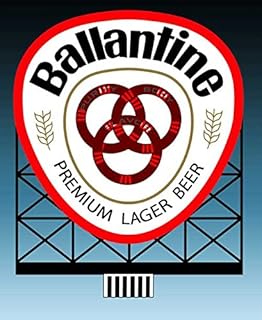 88-0501 Large Ballantine Beer Animated Lighted Sign by Miller Signs