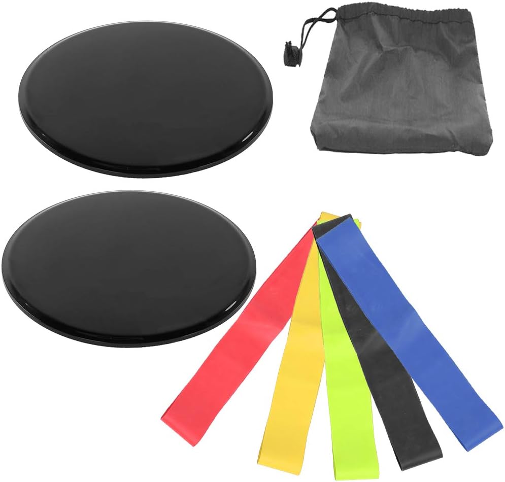 Fitness Sliding Discs, Core Slider Workout Disks for Low Impact Training, Smooth Slide Mat for Home Gym, Aerobics and Calisthenics with Full Body Control