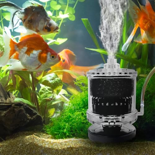 Mini Aquarium Bio Sponge Filter Ultra Quiet for Water Clarity & Oxygenation Built-in Filtration for 1-20 Gallon Freshwater Seawater Plant Tanks 2.36in*3.9in