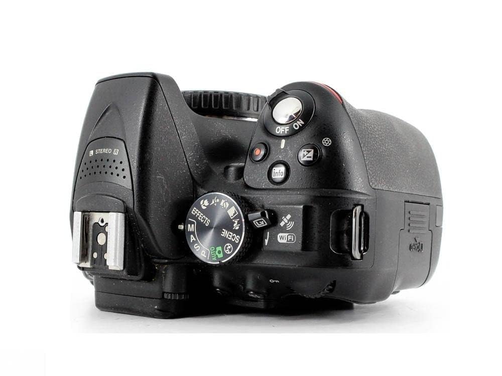 Nikon D5300 Kit con objetivo AF-P 18-55mm VR - Cámara réflex digital de 24.2 Mp (pantalla 3.2", estabilizador óptico, grabación de vídeo Full HD), color negro - [Versión europea]