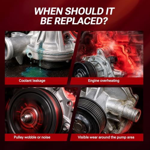 MOSTPLUS Engine Coolant Water Pump Compatible with Ford 2011-2016 F-150 2015-2017 Expedition 2015-2020 Transit T150 T250 T350 HD 2015-2017 Lincoln Navigator, AW6691, WP2358 by MOSTPLUS - Used condition - Image 6