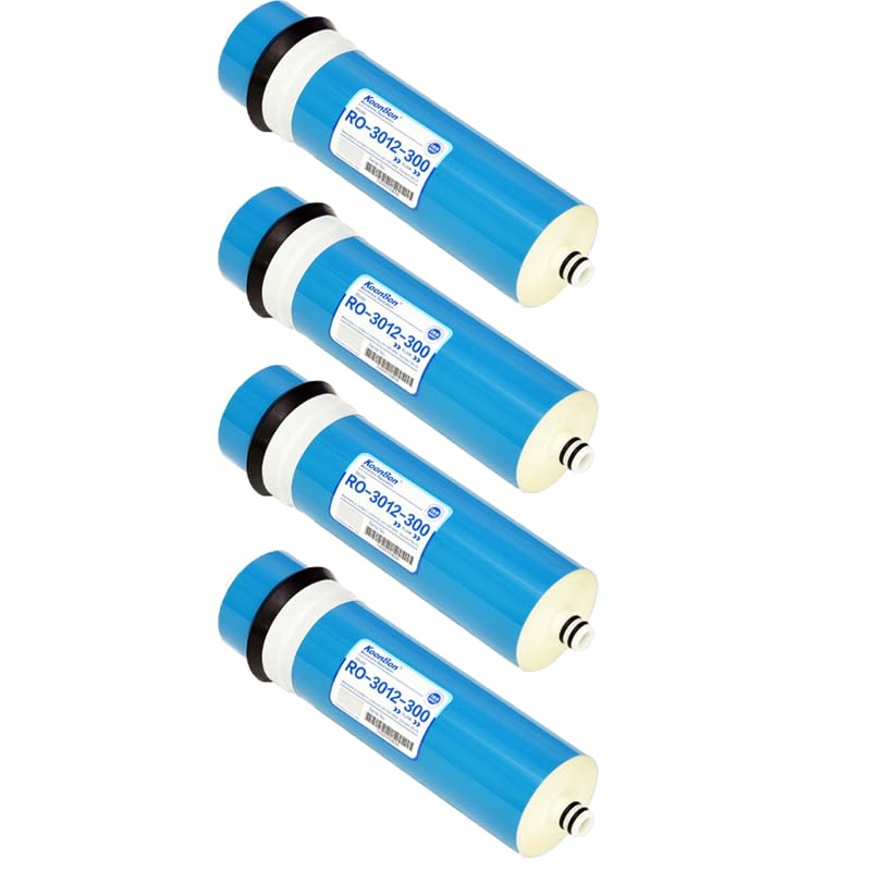Membrana RO-3012-300 GPD ad alte prestazioni - serie residenziale - per impianti ad osmosi 4 PEZZI