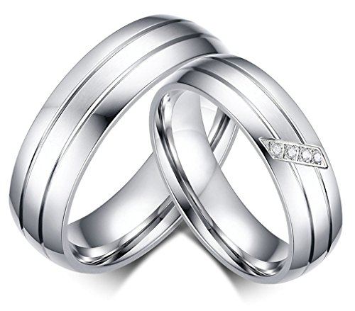 Alliance Large 6mm en Argenté Taille 69 pour Homme Bague Unique Romantique