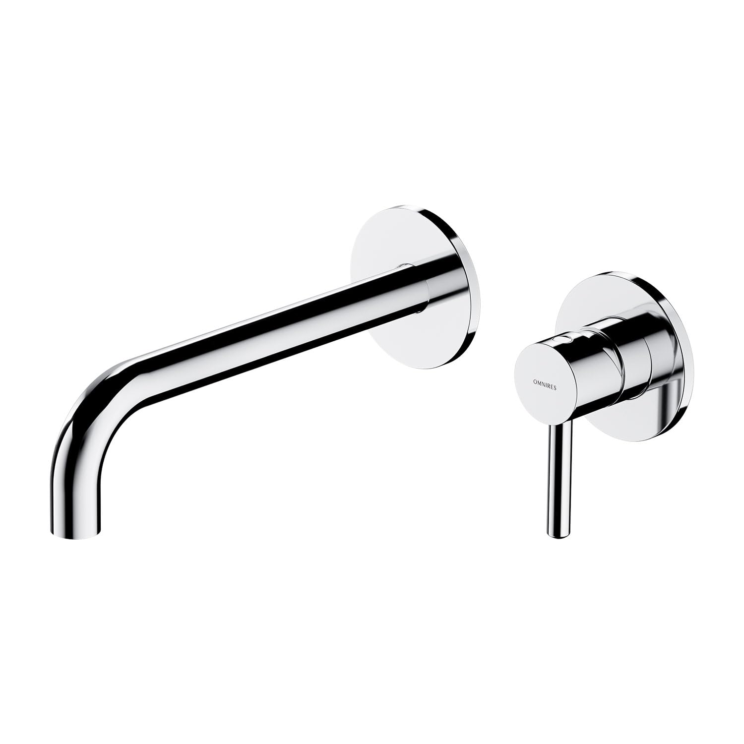 Omnires Surface-Mounted Element for Bathroom Sink tap with a Long spout which is Mount Under The Plaster Y - Chrome - Y1215HLROCR