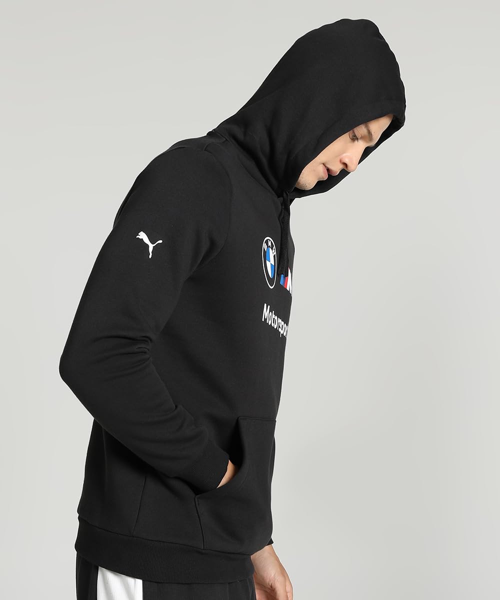 PUMA Sudadera con Tejido Polar BMW M Motorsport Hombre S, Black