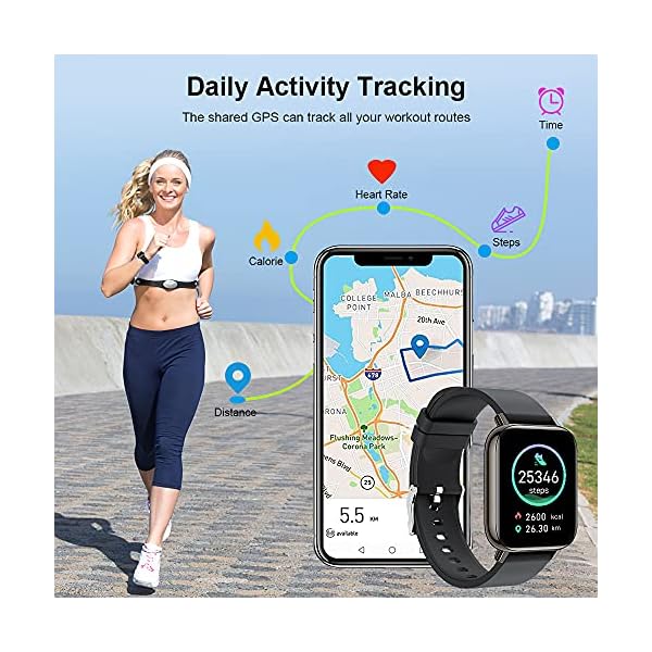 Smart-Watch-2021-for-Men-Women-Fitness-Tracker-169-Touch-Screen-Smartwatch-Fitness-Watch-IP68-Waterproof-24-Sports-Heart-Rate-MonitorPedometerSleep-Monitor-Activity-Tracker-for-Android-iPhone Smart Watch 2021 for Men Women, Fitness Tracker 1.69" Touch Screen Smartwatch Fitness Watch IP68 Waterproof 24 Sports, Heart Rate Monitor/Pedometer/Sleep Monitor, Activity Tracker for Android iPhone