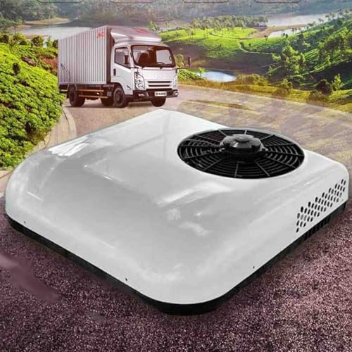 ALSUPEU Climatiseur 12V/24V DC, climatiseur de Toit pour Camping-Car, Caravane, climatiseur de stationnement électrique, Fonction de Refroidissement Uniquement,12v