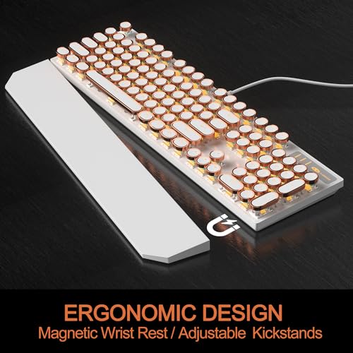 Clavier de jeu mécanique rétro PC Mac ordinateur portable MageGee - 7