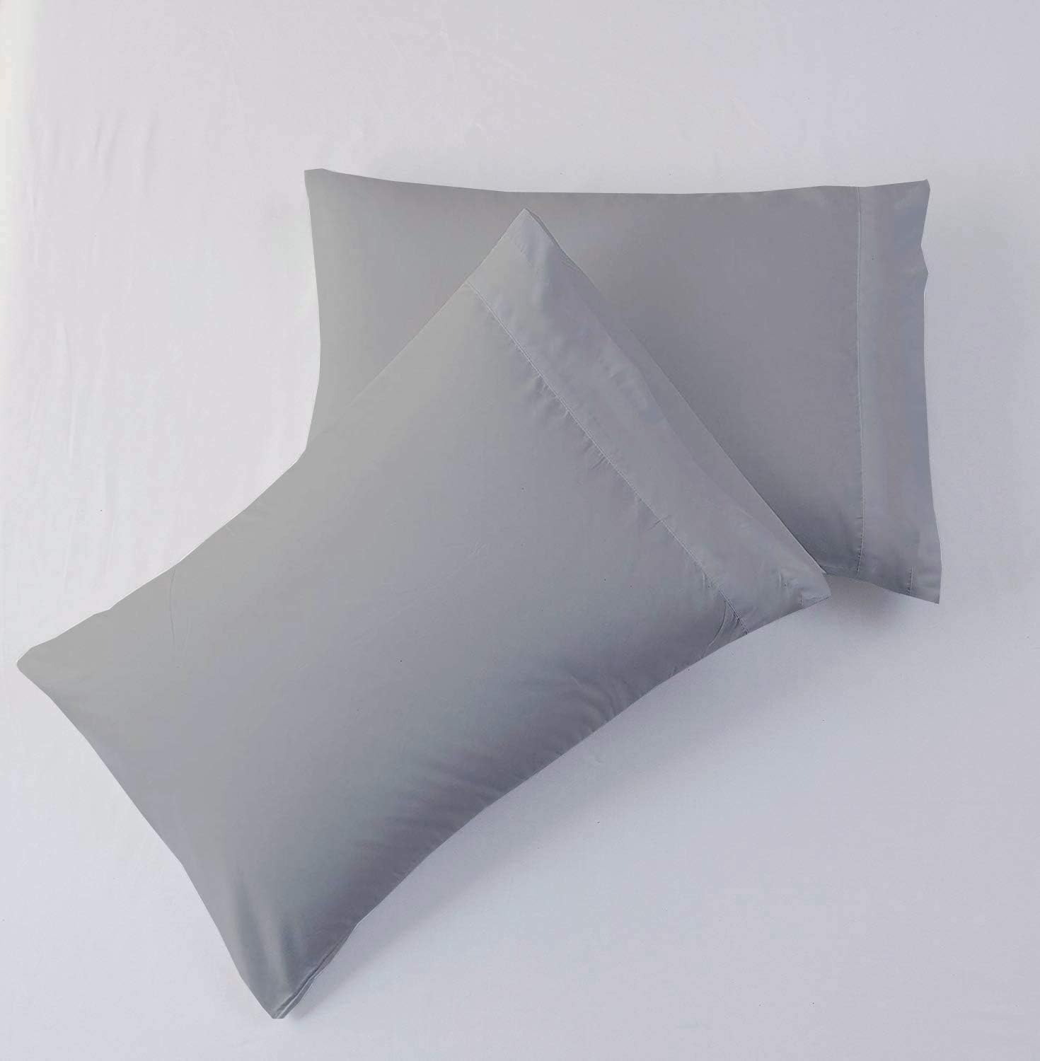 Pillowcases Standard Queen Size Pillow Cases Set of 2 Light