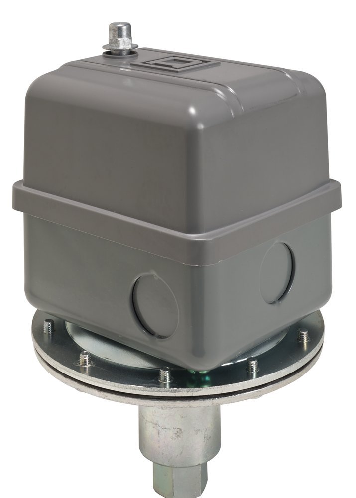 Telemecanique Sensors 9016GVG1J13 Commercial Electromechanical Vacuum Switch, NEMA 1, DPDT, 5-25 in. of Hg Cut-Out Range, 20-25 in. of Hg Settings