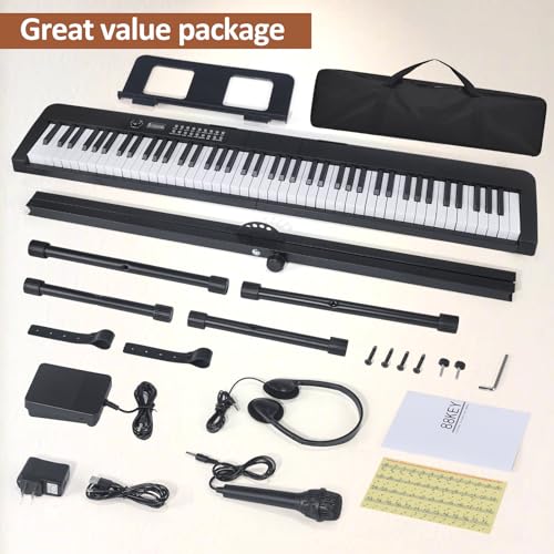 88-Key Digital Piano with Weighted Action