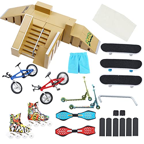 Loving Skate Park Kit, Skate Park Kit Ramp Parts for Finger Skateboard