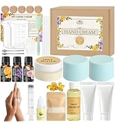 Hand Cream Making Kit, JCOOS DIY Handcream For Very Dry Hands, Lotion Making Kit, Shea Butter, Al...