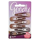 Goody Colour Collection Contour Hair Clips, Brunette, 6 Count (Pack of 3)