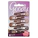 Goody Colour Collection Contour Hair Clips, Brunette, 6 Count (Pack of 3)