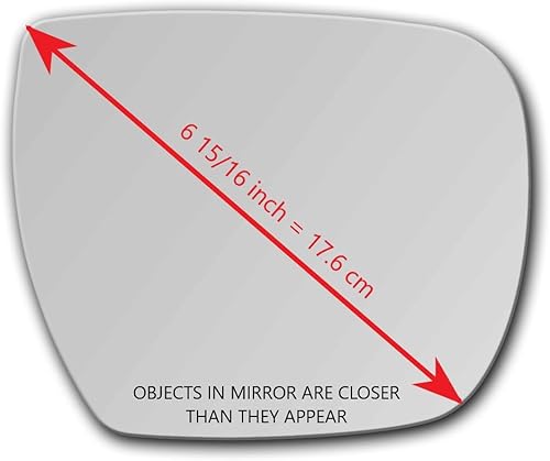 Miniatura 2 de Espejo de repuesto con adhesivo de tamaño completo para Kia K900 2015-2017 vista lateral derecha derecha