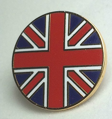 Union Jack Round Quality Enamel Lapel Pin Badge T925