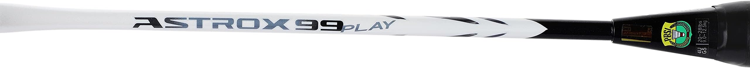 YONEX Astrox 99 Play Badminton Racquet with Full Cover (White Tiger) Material: Graphite