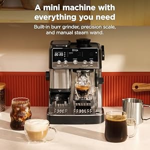 Ninja Luxe Café Mini, Espresso Machine & Drip Coffee, Stainless, ES301 — photo 2 of 6