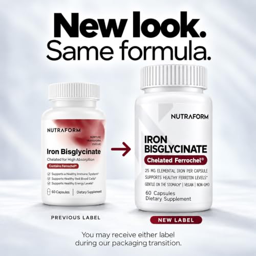Nutraform Ferrochel Iron Bisglycinate Supplement