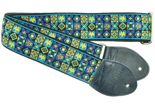 Souldier GS0912NV02NV Custom USA Handmade Woodstock Electric Guitar Strap - Navy Blue