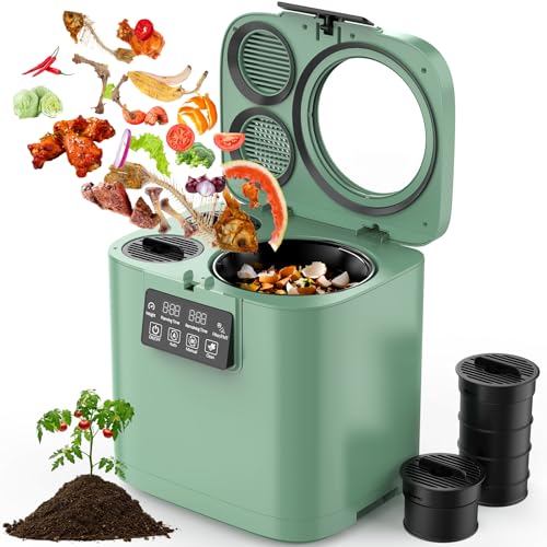 Growell 4L Electric Composter for Kitchen, Smart Countertop Compost Bin