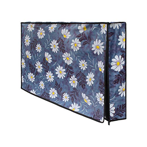Image of DREAM CARE Double Use - Transparent & Printed Flap - 43 Inches LED TV Cover, Waterproof LED TV Cover for (LG, Samsung, Vu, Mi, Realme, TCL, Croma), SA010