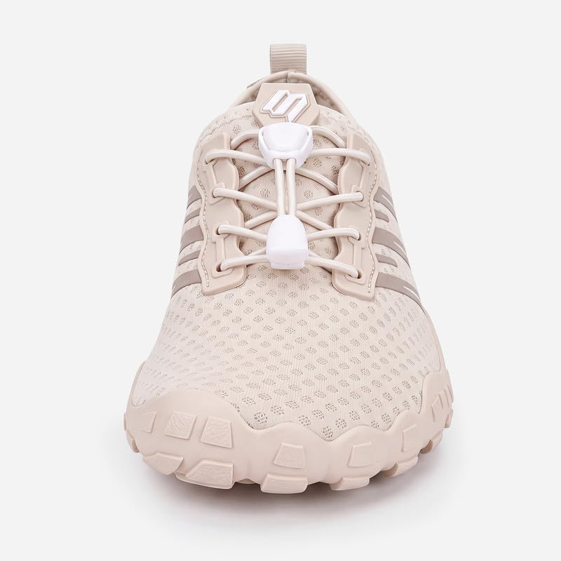 Image of Hike Barefoot Water Shoes for Women Men Footwear, Quick Dry Wide Toe Box Pro Beach Swim Athletic Sports Shoes, Non-Slip Lightweight Aqua Shoe for Pool Hiking Walking Kayaking Diving Surfing