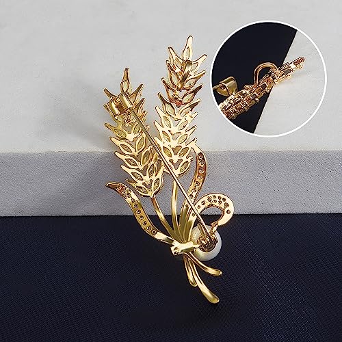 Image of Brooch Pins for Women Fashion Jewelry Cubic Zirconia Brooches and Pins for Birthday Wedding Party Gift
