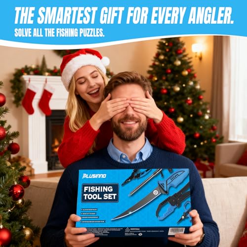 image for PLUSINNO Fishing Gear, Fishing Tools, 7PCS Fishing Accessories, Corros