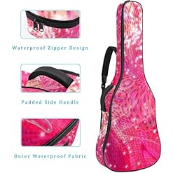 Housse de protection épaisse en éponge imperméable pour guitare acoustique, électrique, basse, guitare classique… - Les Beatles, Paul McCartney, John Lennon, RIngo Starr, George Harrison Housse de protection épaisse en éponge imperméable pour guitare acoustique, électrique, basse, guitare classique… – Image 4