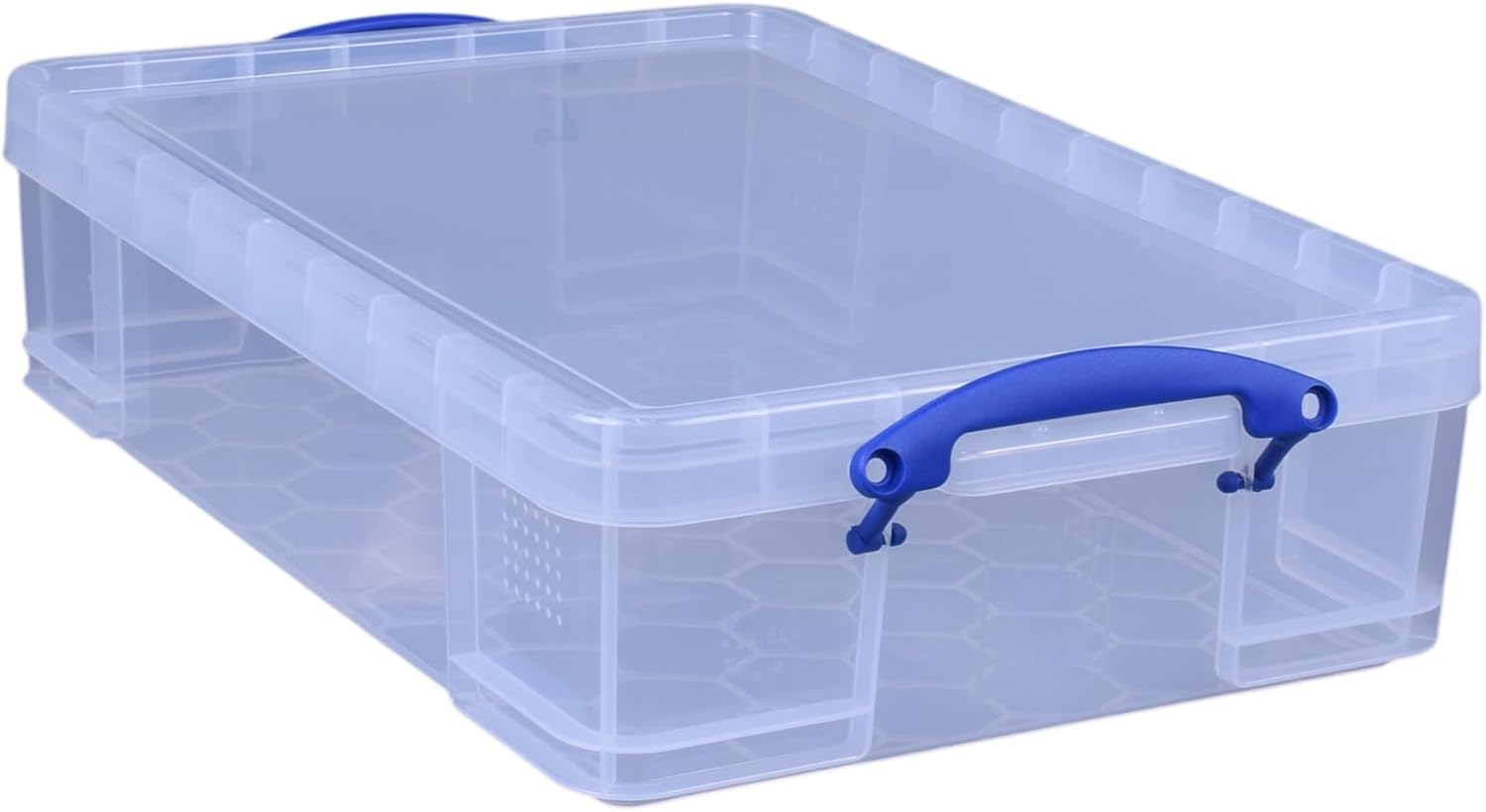 Pasha Traders Women's Transparent Really Useful Box Plastic Storage 24.5 Litre Clear Single