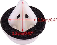 Vista 3 de Jfqm - 20 piezas de moldura de puerta de automóvil lateral para faldón de umbral lateral para Mazda 2 3 5 6 CX-7 CX-9 MPV apto para Protege G18K51SJ3