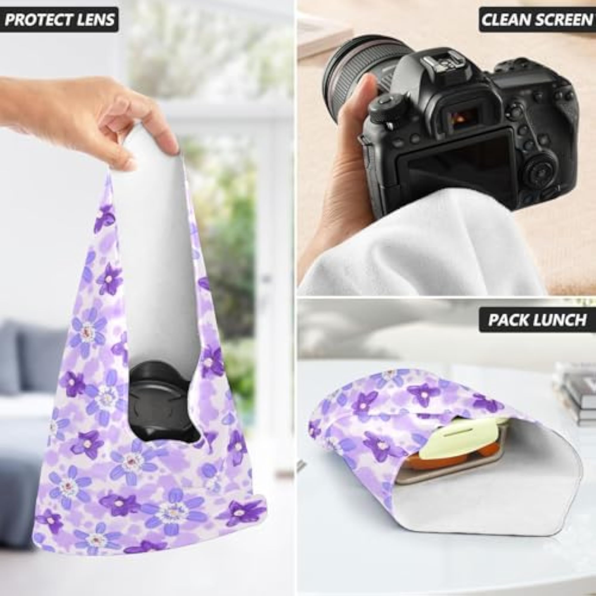 Watercolor Spaceships Self Adhesive Lens Bag