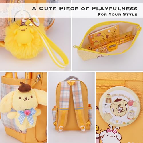Image of Juju Yellow Kawaii Backpack - Cute Kawaii Stuff Mochila Kawaii - Yellow Backpack - Cute Backpacks For Girls - Cute Backpack Kawaii Backpacks For School Girls - Cute Backpack For School