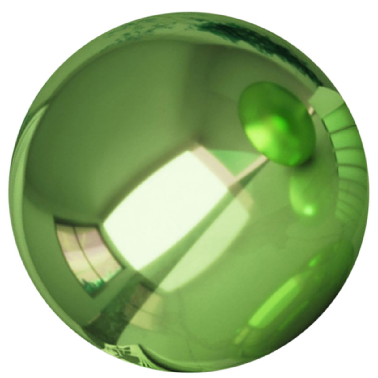 Garneck Stainless Steel Ball Decor Gazing Globe for Garden Reflective Hollow Ball Compact Size