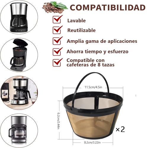 Catálogo para Comprar On-line Filtros de café permanentes los preferidos por los clientes. 5 Imagen adicional