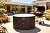 Fire Pit Cover Round Patio Outdoor Garden Waterproof Dia36"x20"H Dark Grey