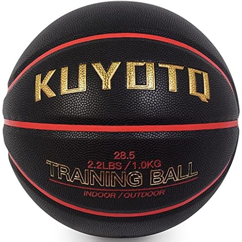KUYOTQ 1 kg gewichtetes schweres Basketball-Trainingsgerät, Größe 6, 72.4 cm, Basketball, PU-Leder, Outdoor, Indoor, Herren Cover
