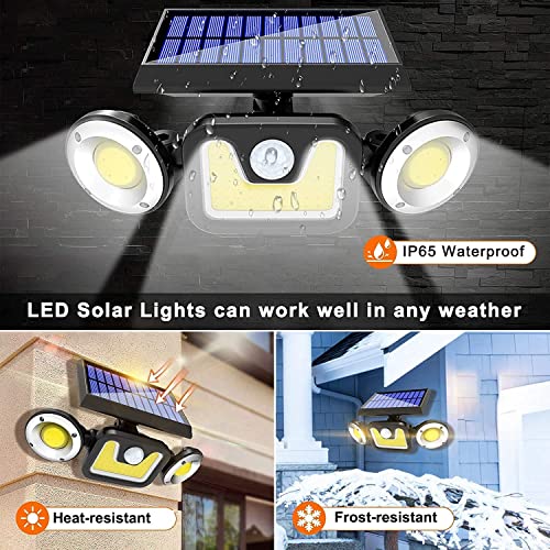 image for Jornarshar Solar Lights Outdoor, Solar Motion Sensor Flood Light with 